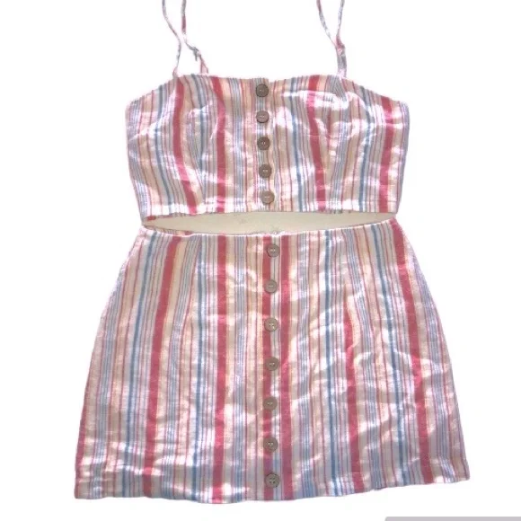 Forever 21 Skirt & Top Set M Top Small Skirt crop top and skirt - Picture 2 of 2